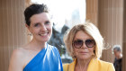 Allegra Spender pictured with her mother Carla Zampatti  in 2019. 
