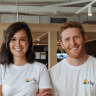 Flip insurance startup’s Kathleen Weaver and Chris Borrett. 