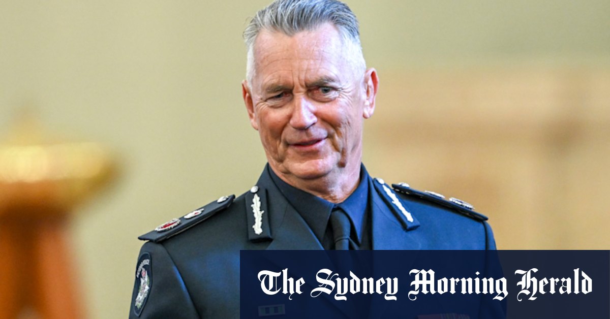 Victoria’s new police chief faced a grilling on his first day – from the recruits
