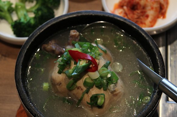 Ginseng chicken at Dae Jang Kum.