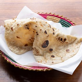 Flaky mulawah bread.