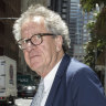 Geoffrey Rush denies text to actress was 'testing waters'