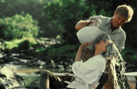 Meryl Streep and Robert Redford in <i>Out of Africa.
