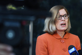 NSW Chief Health Officer Dr Kerry Chant provides a COVID-19 update on April 23 2020. 