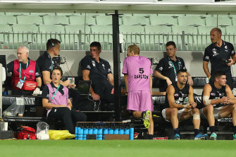 Afl 2020 Interchange Bench Increase Unlikely For Afl Round Two Says Ceo Gillon Mclachlan But Option Remains During Season