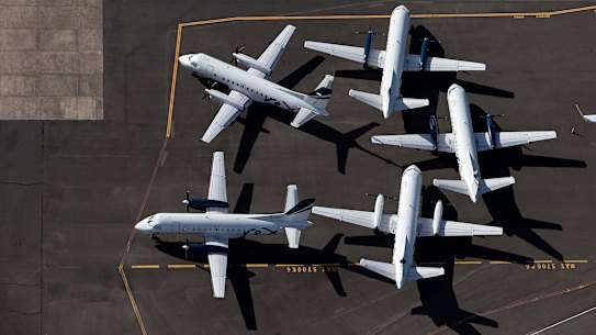 Rex Airlines planes.