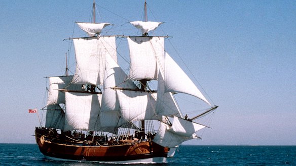 The Australian National Maritime Museum’s Endeavour replica.