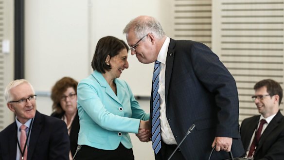 Scott Morrison is a keen hand-shaker.