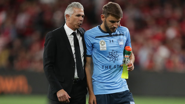 "Someone you want to play for": Steve Corica is on the cusp of a fifth title at Sydney FC. 