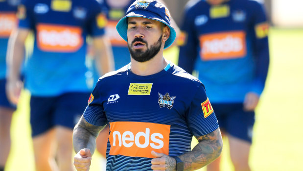 Nathan Peats has been left out of the Titans' side for the clash with the Wests Tigers.