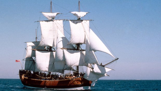 The Australian National Maritime Museum’s Endeavour replica.