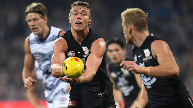 Bright spot: Patrick Cripps has managed to shine.