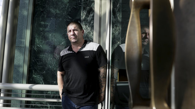 Security specialist Steve Mowett at Parliament House in Canberra.