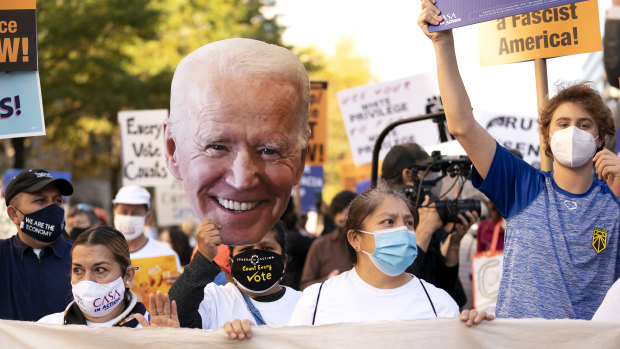 A rally near the White House in Washington.