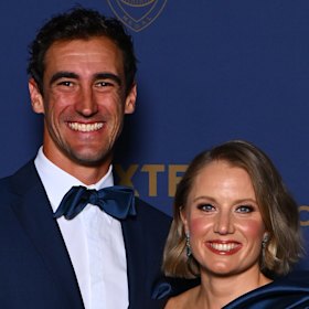 Alyssa Healy and Mitchell Starc.