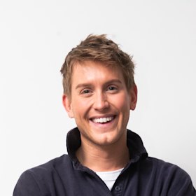 Melbourne stylist Elliot Garnaut made his presence known during his visit to Sydney.