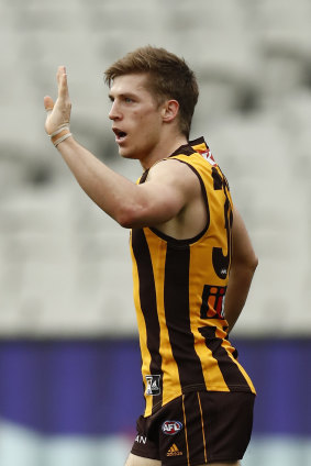 Hawthorn’s Dylan Moore.