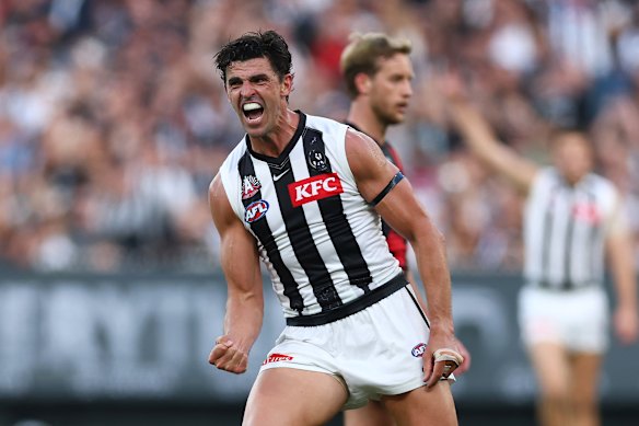 Magpies star Scott Pendlebury came away with his fourth Anzac Day Medal.