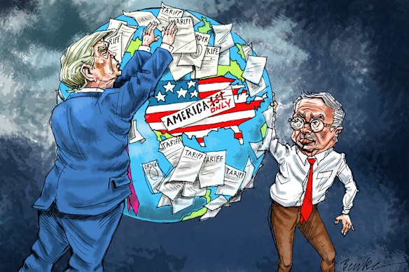 Trump and Professor Ross Garnaut don’t agree on tariff policy.