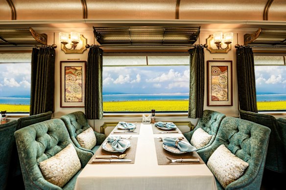 You’ll find fine dining aboard the train and authentic lunches at most stops.