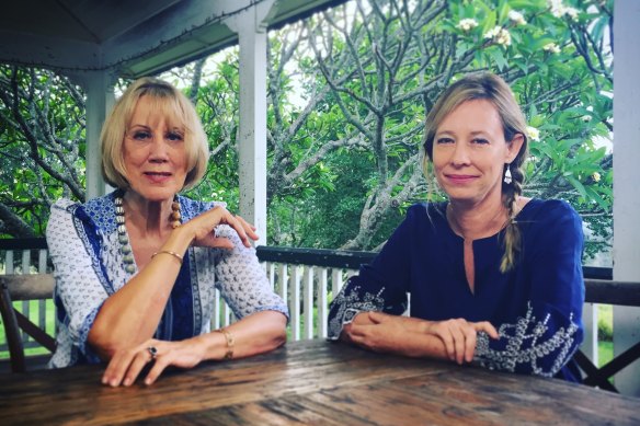 The Go-Betweens’ Lindy Morrison (left) and Amanda Brown. Morrison calls the band the “greatest achievement of my life”. 