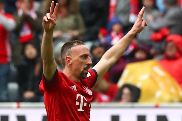 Open mind: Departing Bayern Munich great Franck Ribery said money would not dictate his next move - but it will not be to the Wanderers.