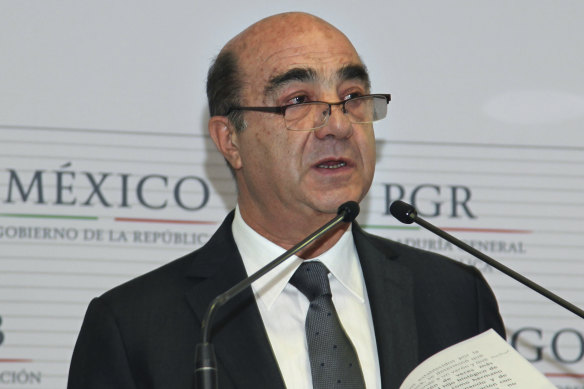 Mexico’s Attorney-General Jesus Murillo Karam in 2014.