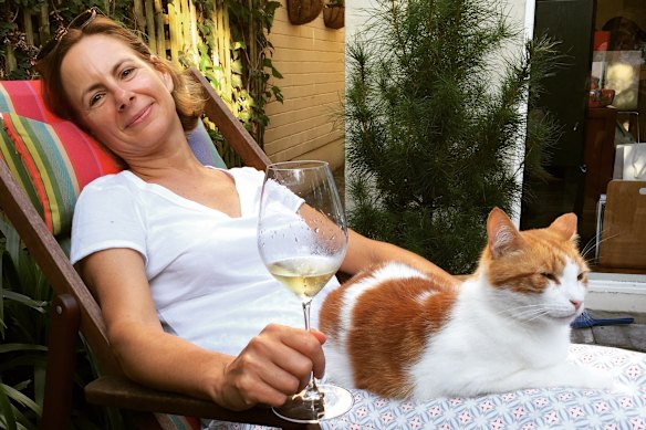 Katrina Strickland, with cat Teo, touched on her own yearning for a baby in a beautiful piece about women who find themselves childless. 