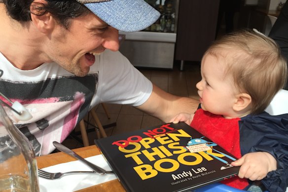 Andy Lee with its Dog, Who wrote the book in 2016 as a first anniversary present. George is now old nine.