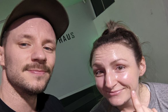 Uncommon Haus owner Ben Wolf and partner Lana Stephens. 