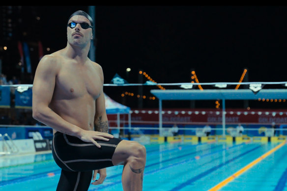 Kyle Chambers is one of four swimmers preparing for the Tokyo Olympics profiled in documentary series Head Above Water.