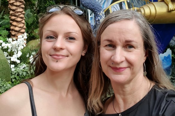 Molly and her mother.