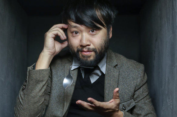 Comedian Lawrence Leung is performing at the Melbourne Magic Festival. 