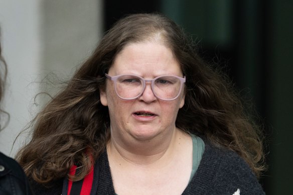 Tanya Patterson outside court on June 16.
