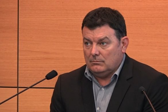 Senior Project Manager of the Exit 41 Project Joseph Barker says a CFMEU official threatened to ‘swing a bat’ around.