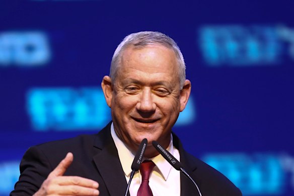 Blue and White leader Benny Gantz led his party to strong result, equalling Netanyahu's Likud party with a likely 32 seats.  