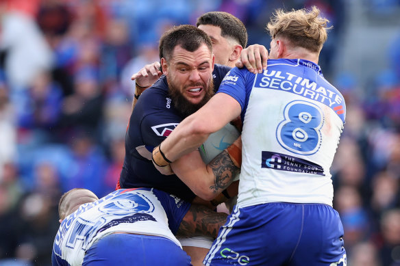 David Klemmer was issued a show-cause notice by the Knights for an on-field blow-up.