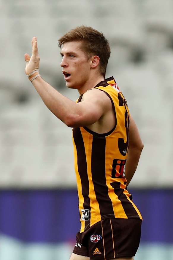 Hawthorn’s Dylan Moore.
