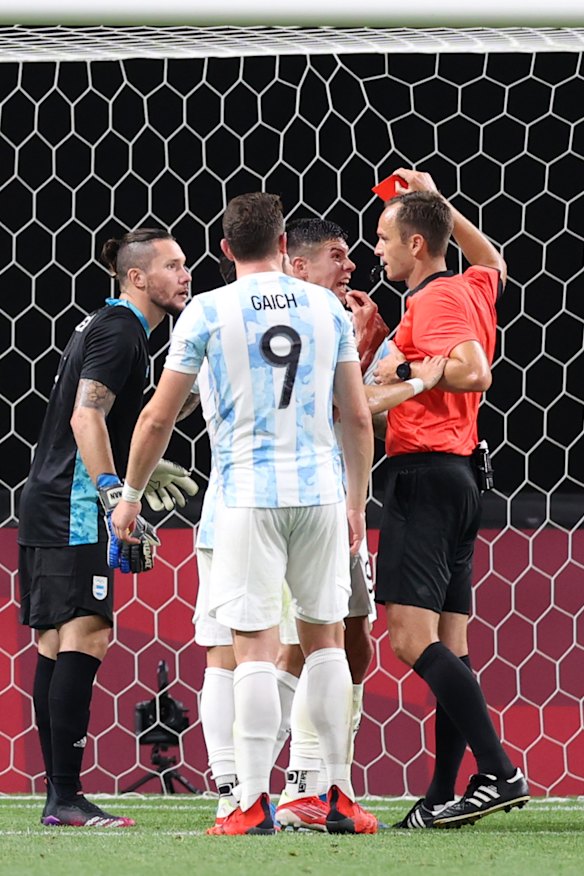 Francisco Ortega’s red card was a big turning point.