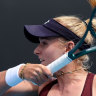 Rising Australian tennis player Taylah Preston.