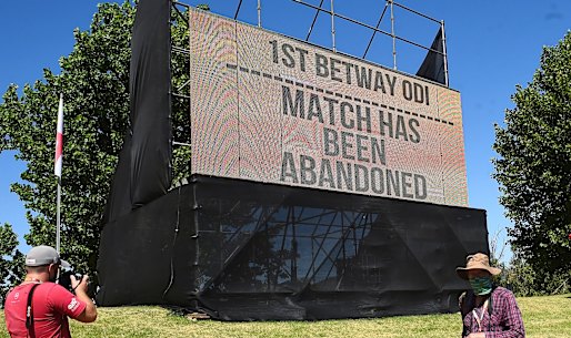 Monday's second one-dayer at Newlands has now also been postponed.