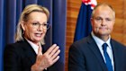 Liberal leader Sussan Ley and deputy leader Ted O’Brien.