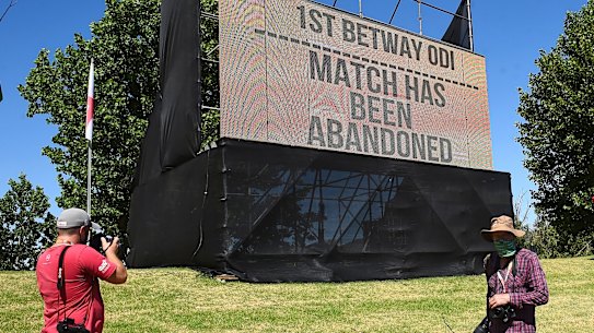 Monday's second one-dayer at Newlands has now also been postponed.