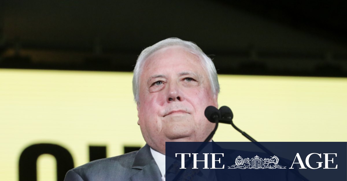 Clive Palmer’s Victoria UAP candidate could become a senatorLoading 3rd party ad contentLoading 3rd party ad contentLoading 3rd party ad contentLoading 3rd party ad content