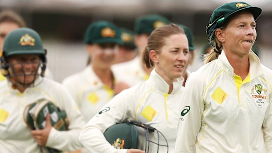 The women’s Ashes Test was a major hit with viewers.