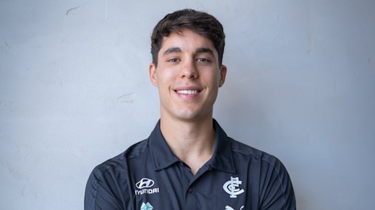 Adam Cerra in his new colours.