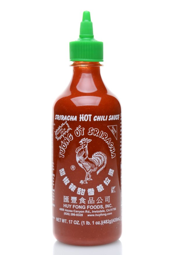 Not-so-cult condiment: Sriracha hot sauce.