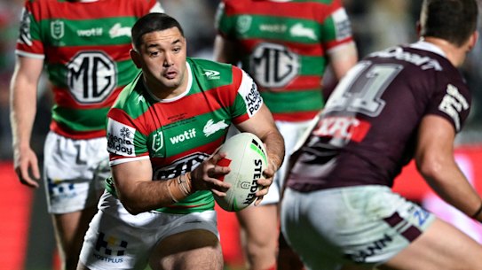 Brandon Smith in action in the round 18 match against Manly on July 6.