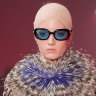 Kai Schreiber walks the runway for Valentino at Paris Fashion Week.