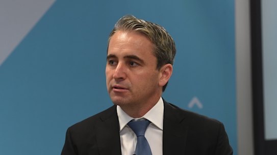  CBA chief Matt Comyn says customer requests for help are starting to level out.